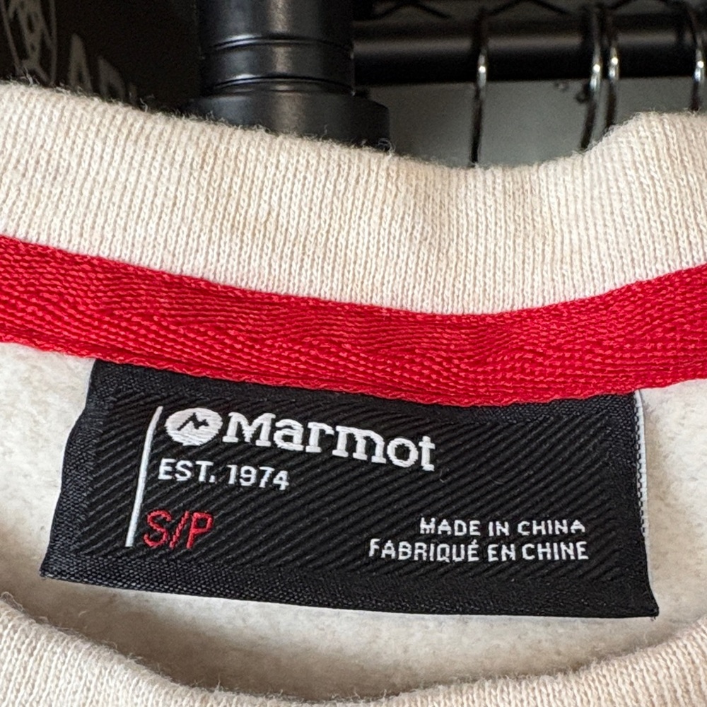 EUC Marmot Women's Beige and Brown Sherpa/ Sweatshirt - Picture 2 of 7